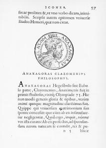 Picture of a document showing a seal with a likeness of Anaxagoras ©