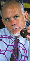 Photograph of RICHARD SMALLEY - one of the team who first described 'Bucky balls'