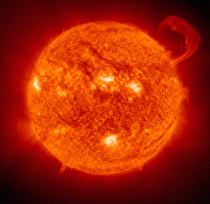image of the Sun from space
